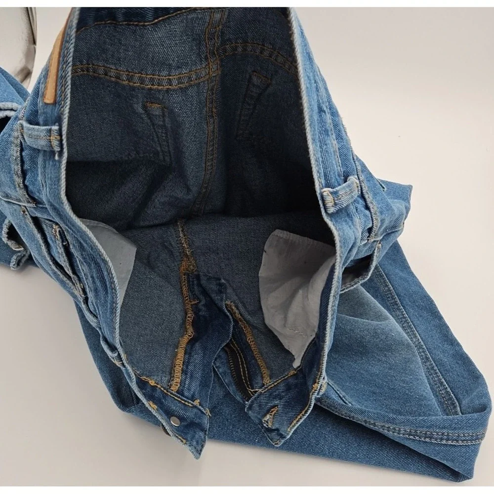 Blank PAIGE Denim Collection High‎ Rise Wide Leg 32 Inch BelL Jeans W/Large *EUC